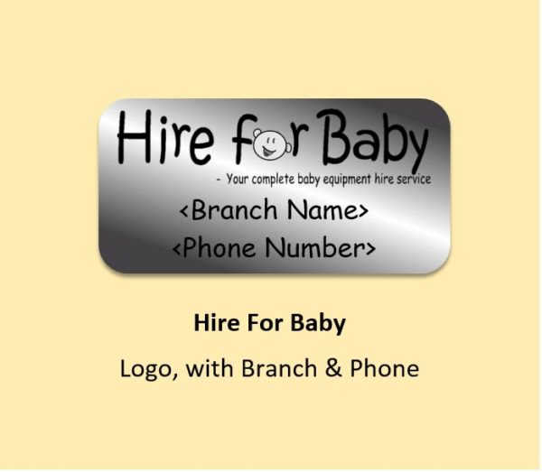 Hire For Baby - Logo with Branch details