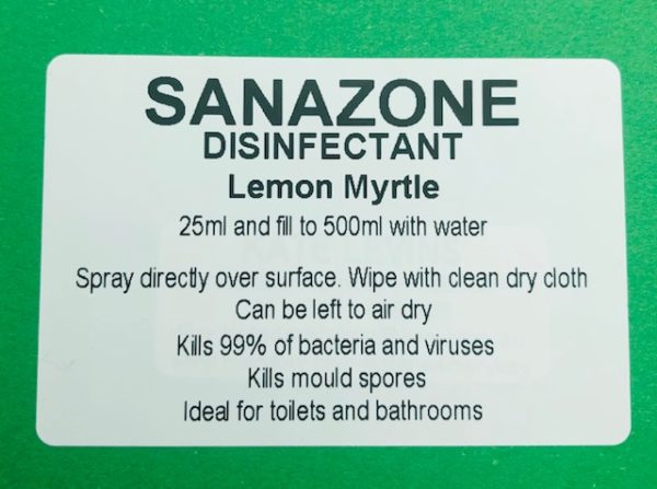 Sanazone Disinfectant Lemon Myrtle